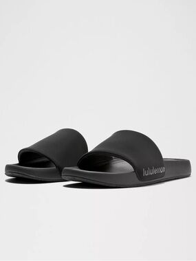 Lululemon Restfeel Recovery Slides Black Minimalism Athleisure 10